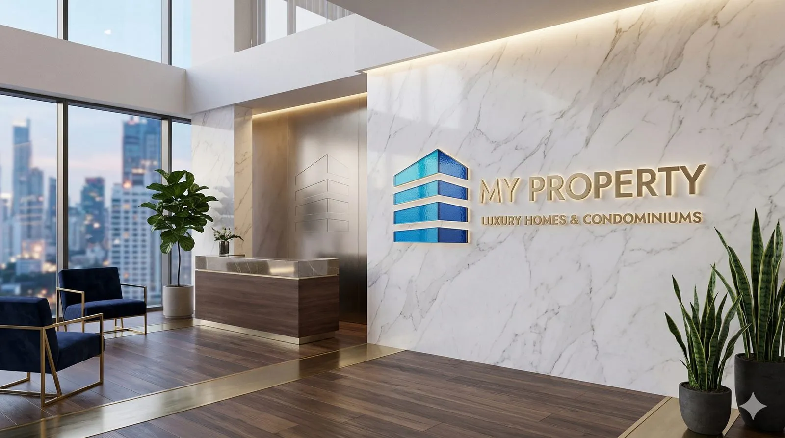 ล็อบบี้สำนักงาน My Property